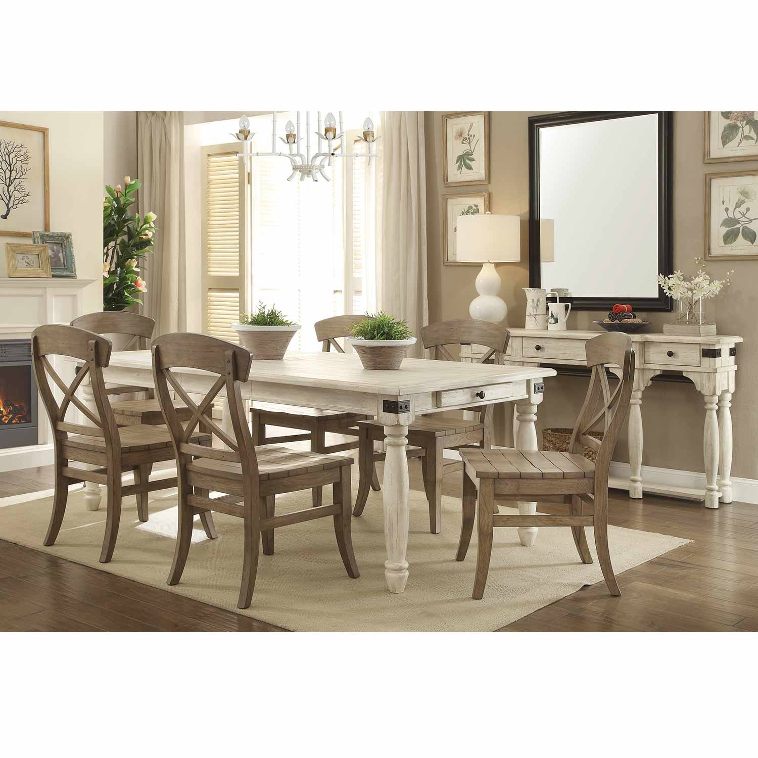 Riverside Furniture Regan X-Back Dining Side Chair