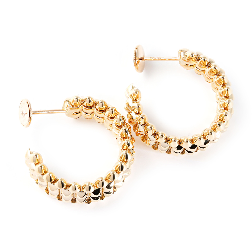 Cartier Crash Do Earrings 18K Rose Gold B8301478