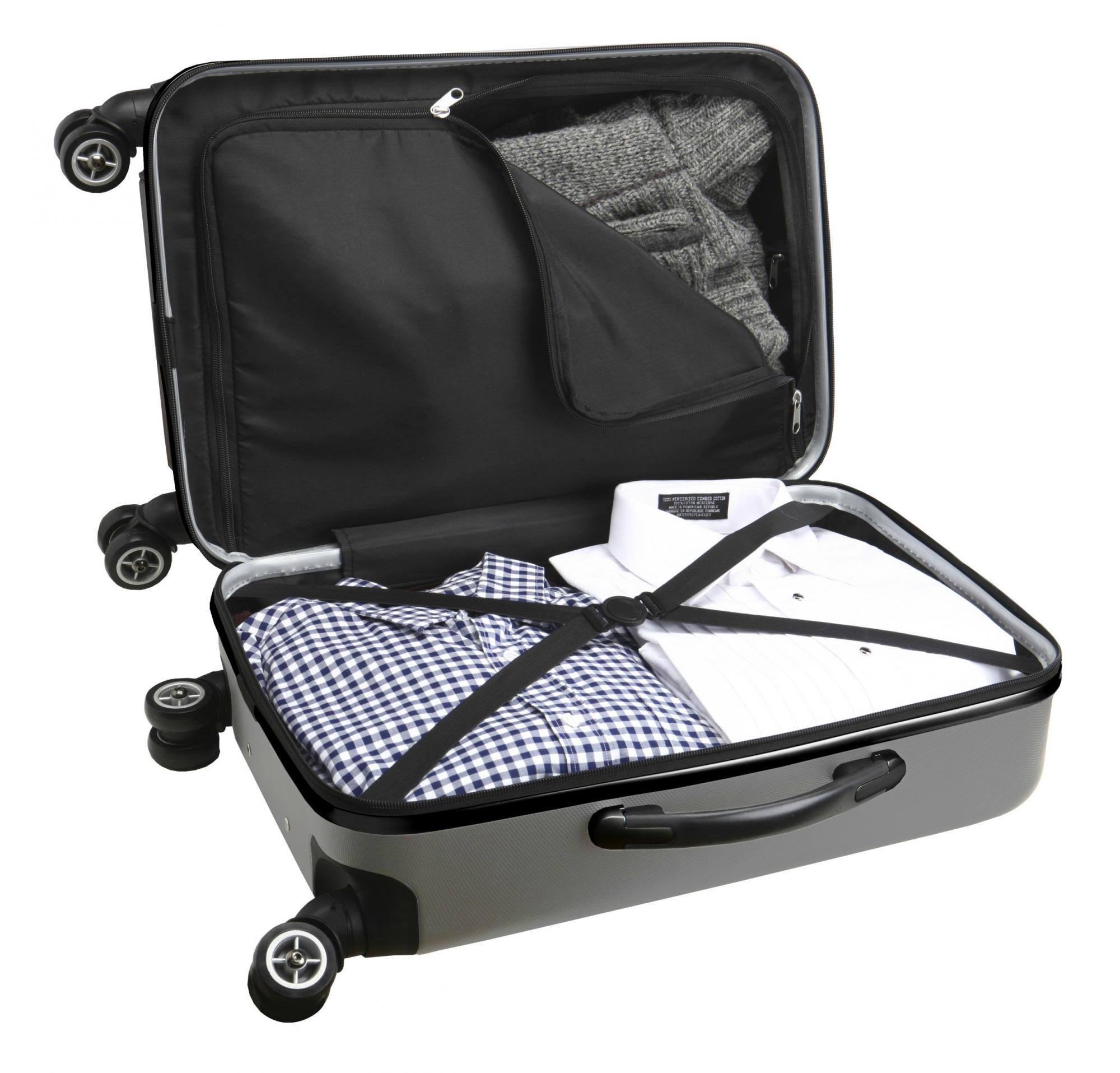 Eastern Washington Eagles Silver 21x22 8-Wheel Hardcase Spinner Carry-On
