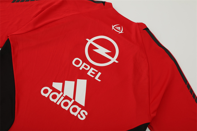 2005/06 AC Milan Retro Short Sleeves Training Jersey - Red 3