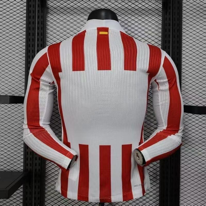 Atletico Madrid Home Player Long Sleeve Jersey 25/26
