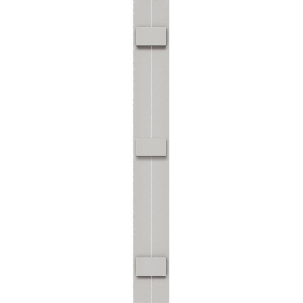 Ekena Millwork FBJ06S11X071RUF 10 3/4x22W x 71x22H Rustic Two Board Joined Board-n-Batten Faux Wood Shutters (Per Pair)