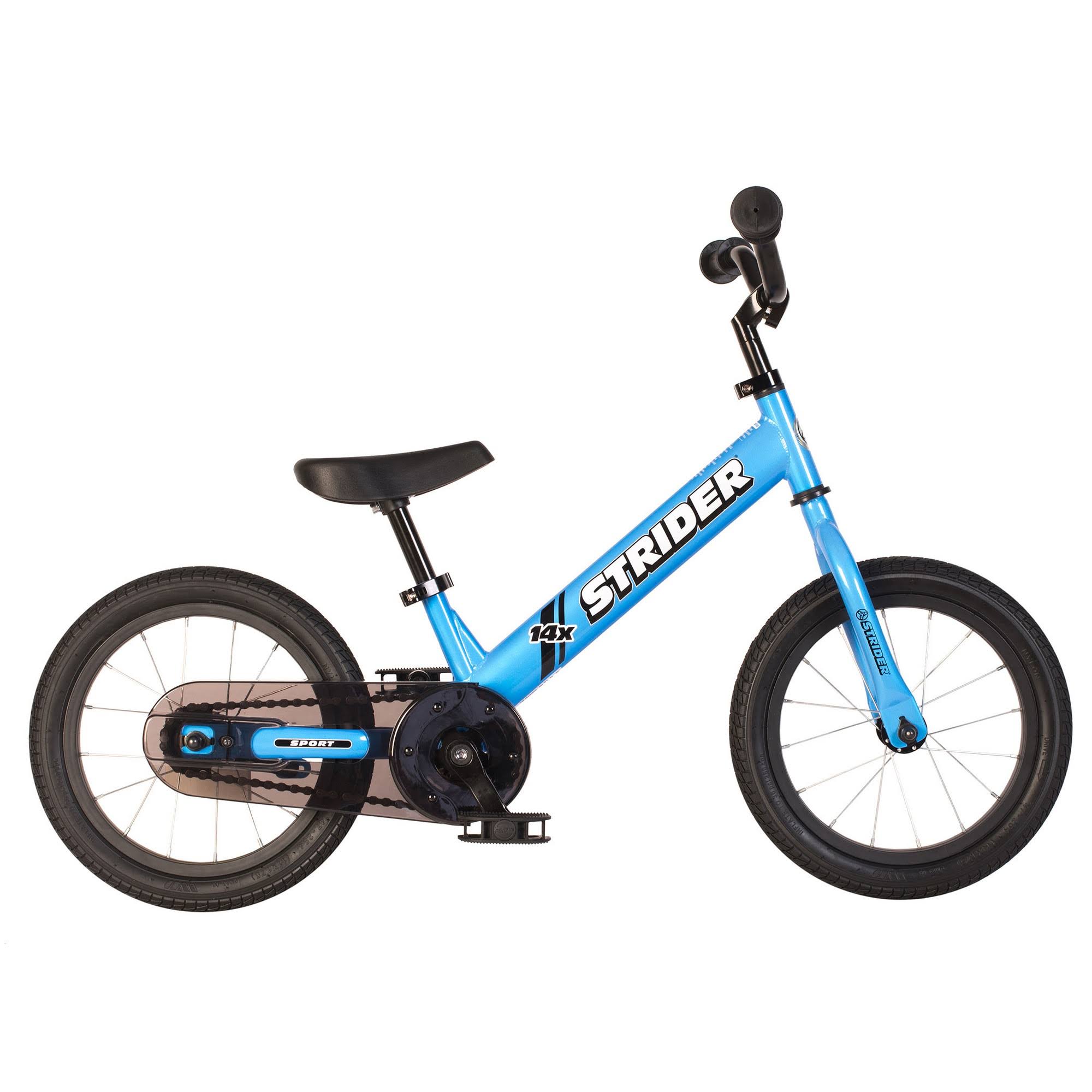 Strider 14x Sport Balance Bike - Blue