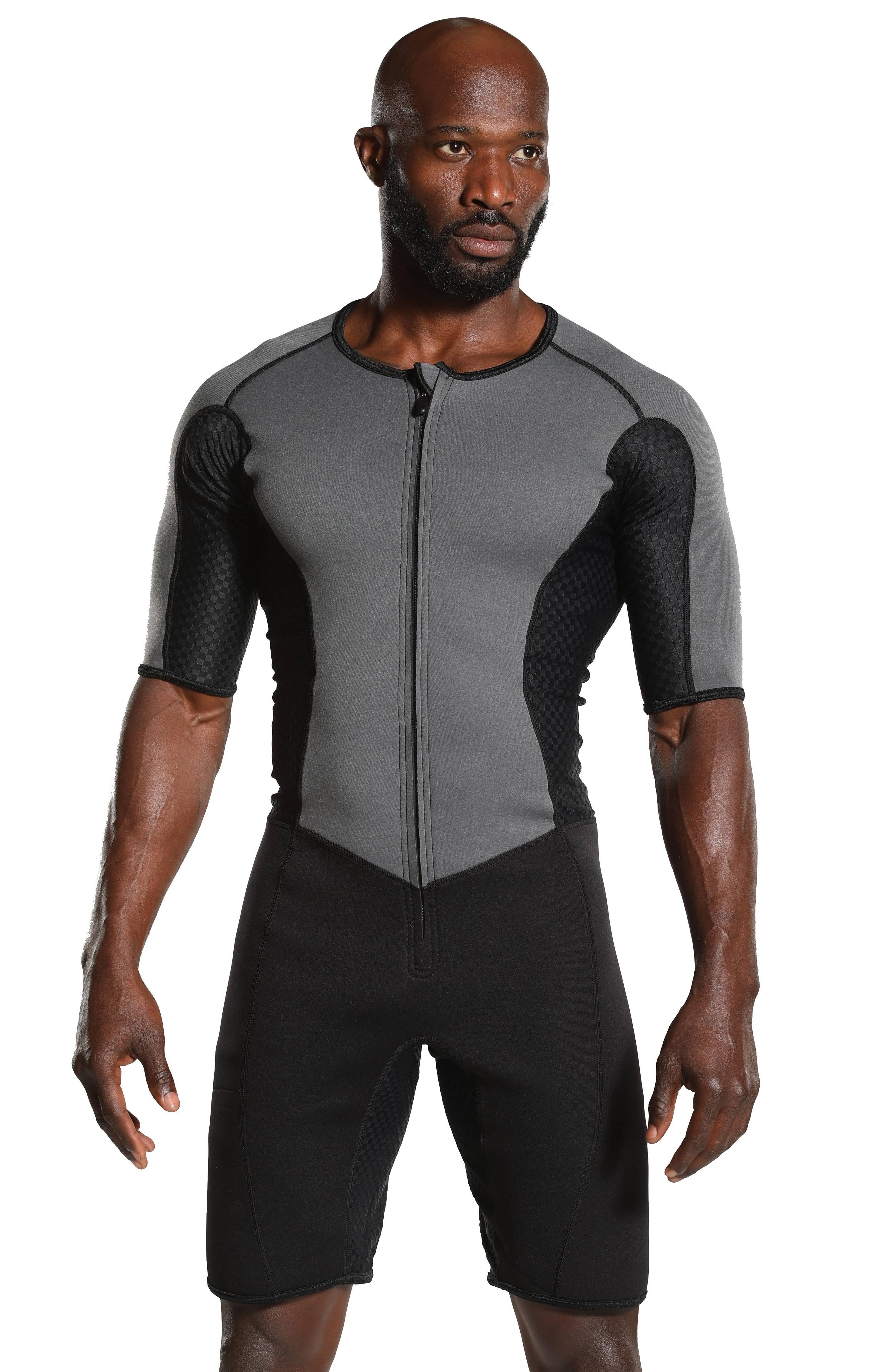 Kutting Weight Sauna Suit V3 5XL / Black u0026 Grey