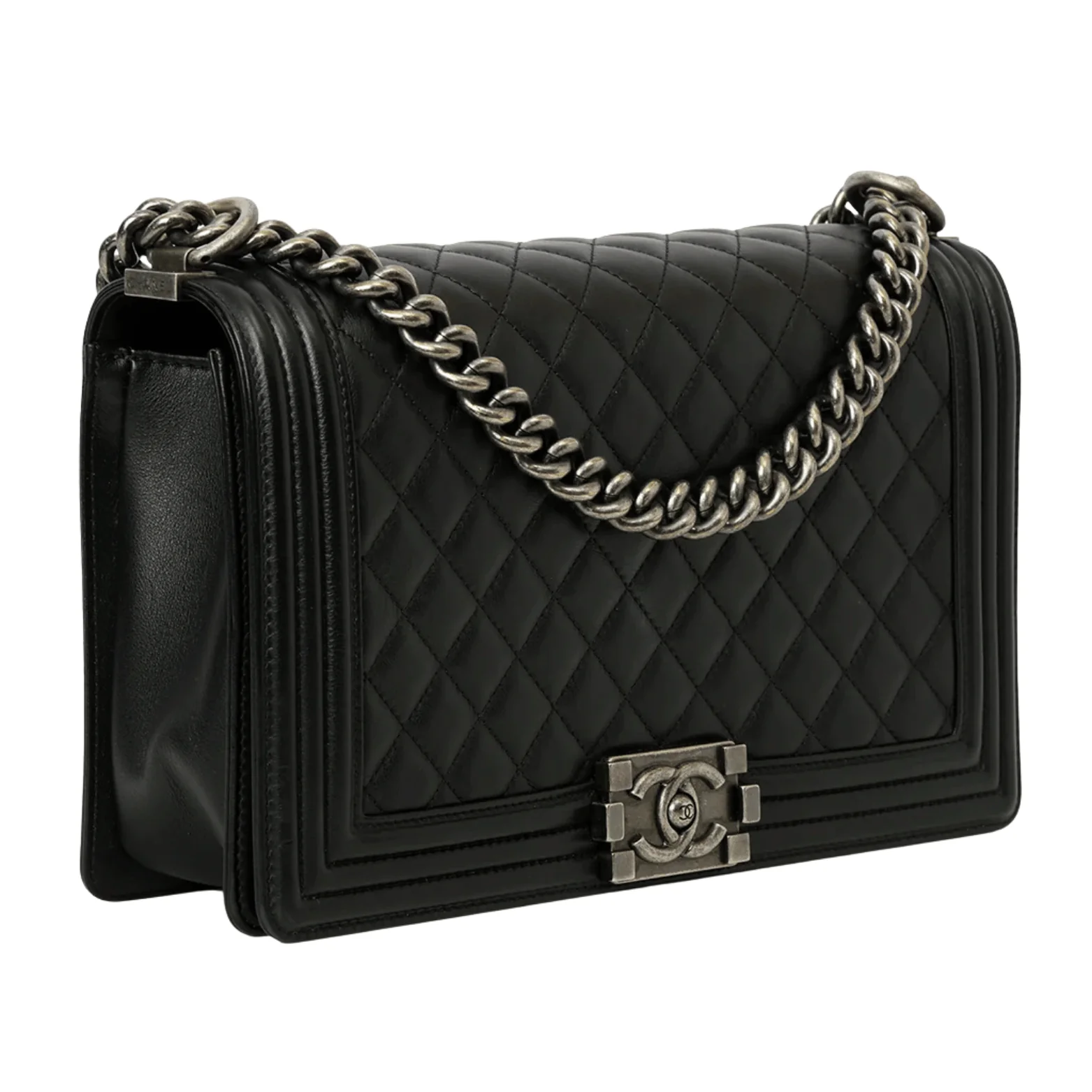 Chanel Bag | Boy Bag In Black Caviar Leather