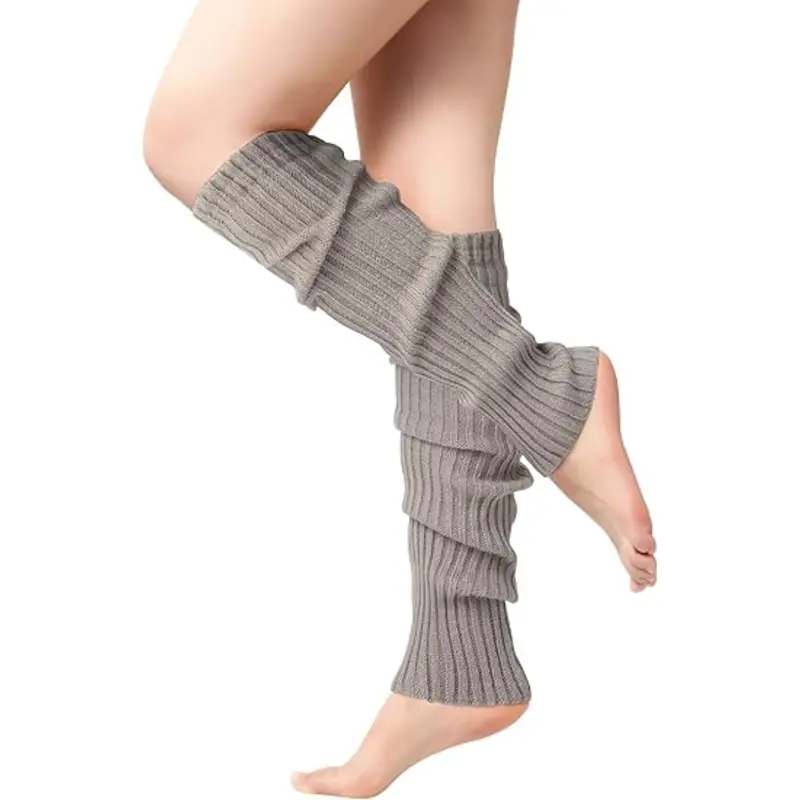 Retro Knit Leg Warmers for Women – 80s-Inspired Dance, Yoga & Fashion Accessory