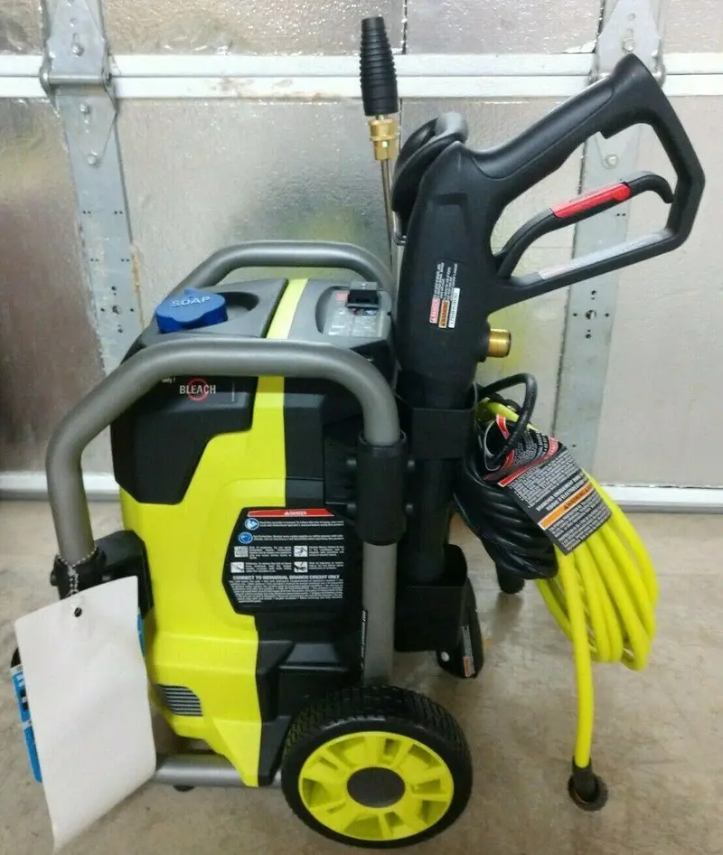 RYOBI 2000 PSI Electric Pressure Washer — Cold Water Cleaning System with 1.2 GPM Flow Rate