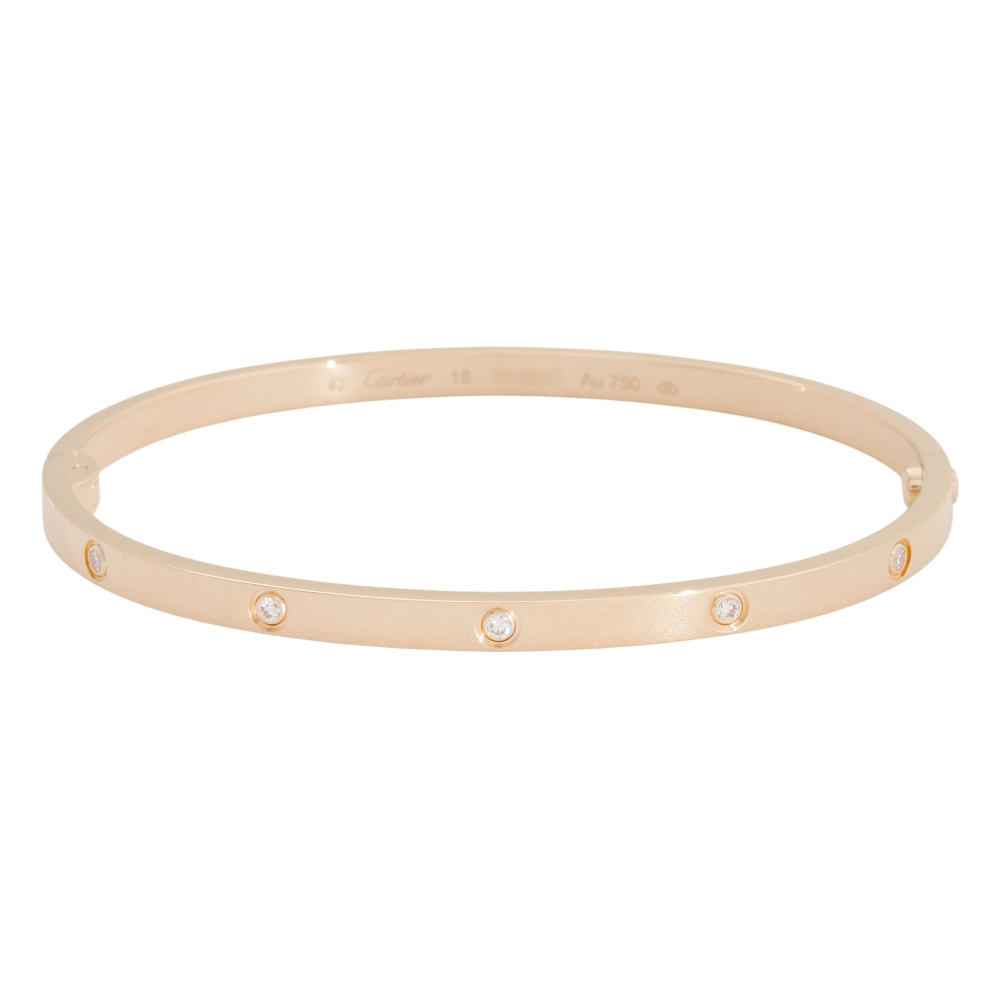 Cartier Love Bracelet 18K Rose Gold Diamond B6079600