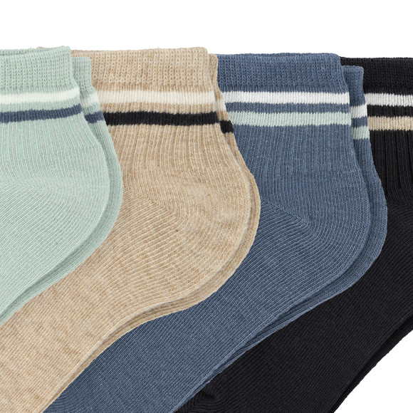 Topolino 4 Paar Jungen Sneaker-Socken knöchelhoch
