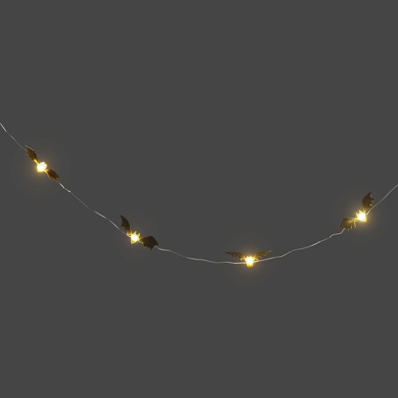 20ct Halloween LED Dewdrop Bat Novelty String Light - Hyde and EEK!Boutique™
