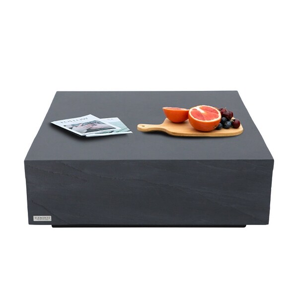 Elementi Patio Coffee Table for Living Room Indoor Outdoor Center Table