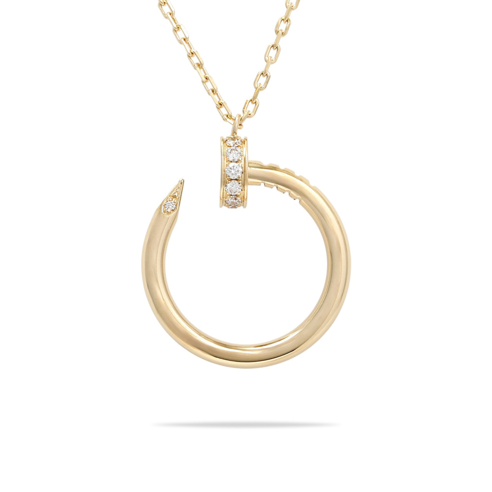 Cartier Juste un Clou Necklace 18K Yellow Gold Diamond B7224889