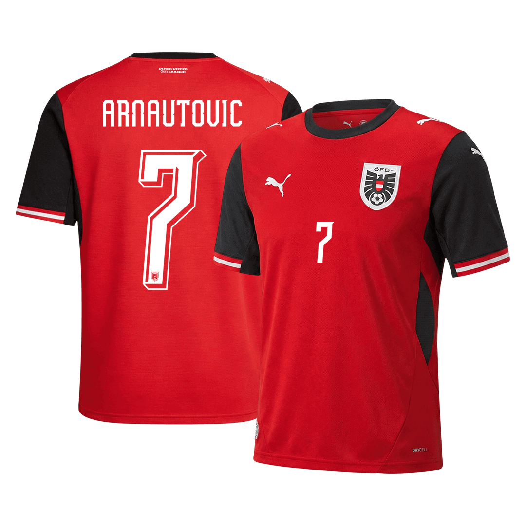 ARNAUTOVIC #7 Austria Home Soccer Jersey World Cup 2026