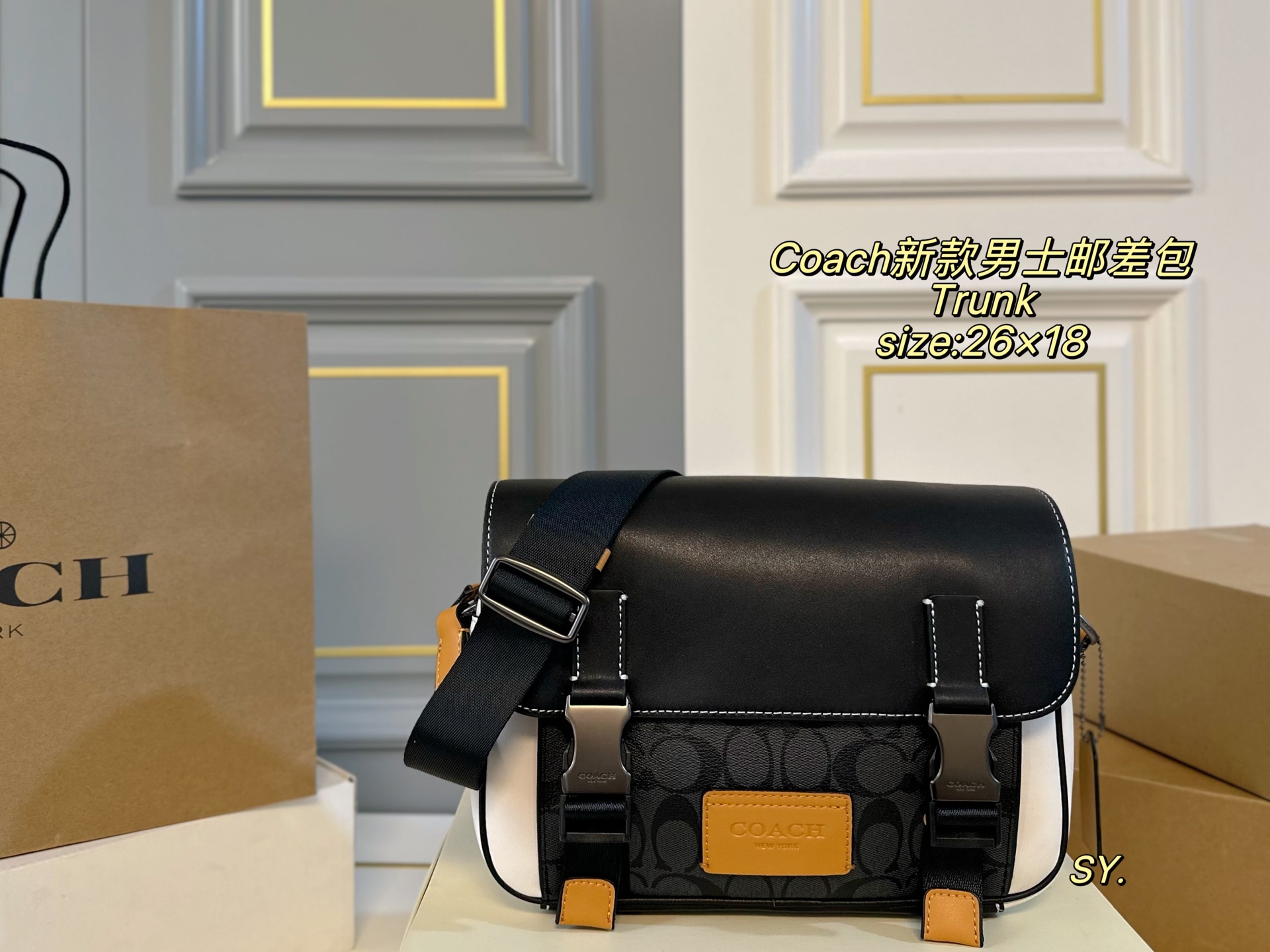 COACH Track Men's Messenger Bag - cnluxepick