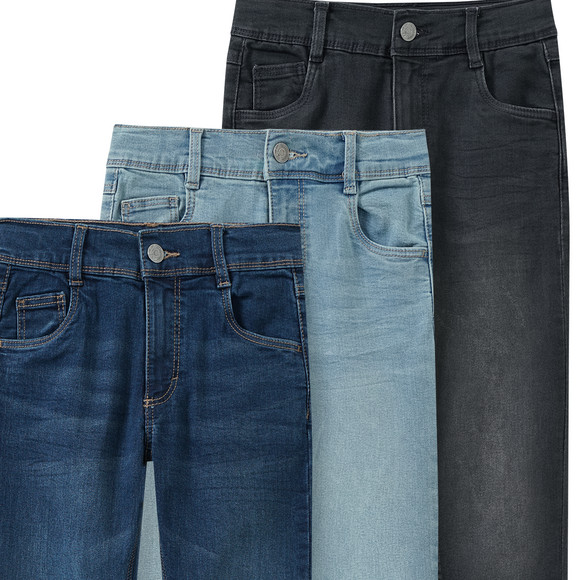 Famy 3 Jungen Skinny-Jeans im 5-Pocket-Style