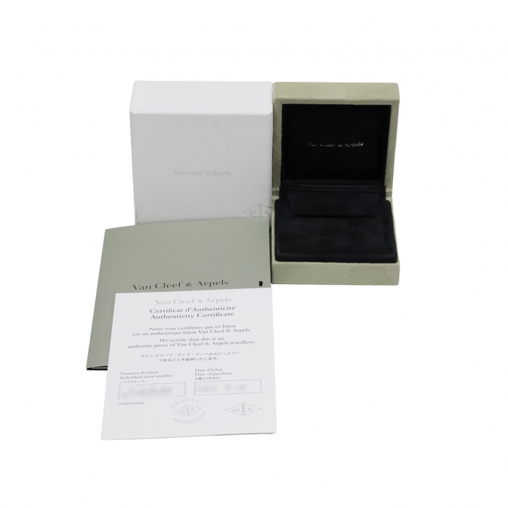 Van Cleef & Arpels Socrates 3 Flower Earrings 18K White Gold Diamond VCARB14300