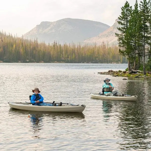 Tandem Fishing Kayak Set – Includes 2 Sit-On-Top Kayaks + Paddles