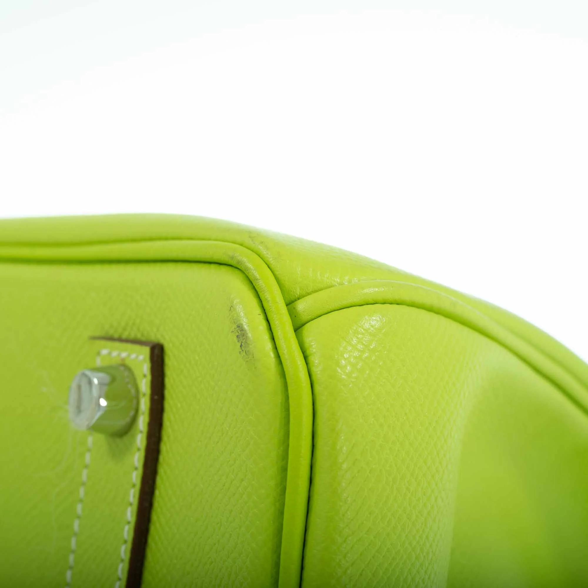 Hermès Birkin 35 Candy Collection Kiwi and Vert Cypress Epsom Palladium Hardware