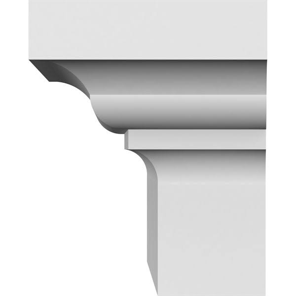 Ekena Millwork CRH05X171ST 171x22 Bottom Width x 175 3/8x22 Top Width x 5x22H x 1 7/8x22P Stratford Crosshead