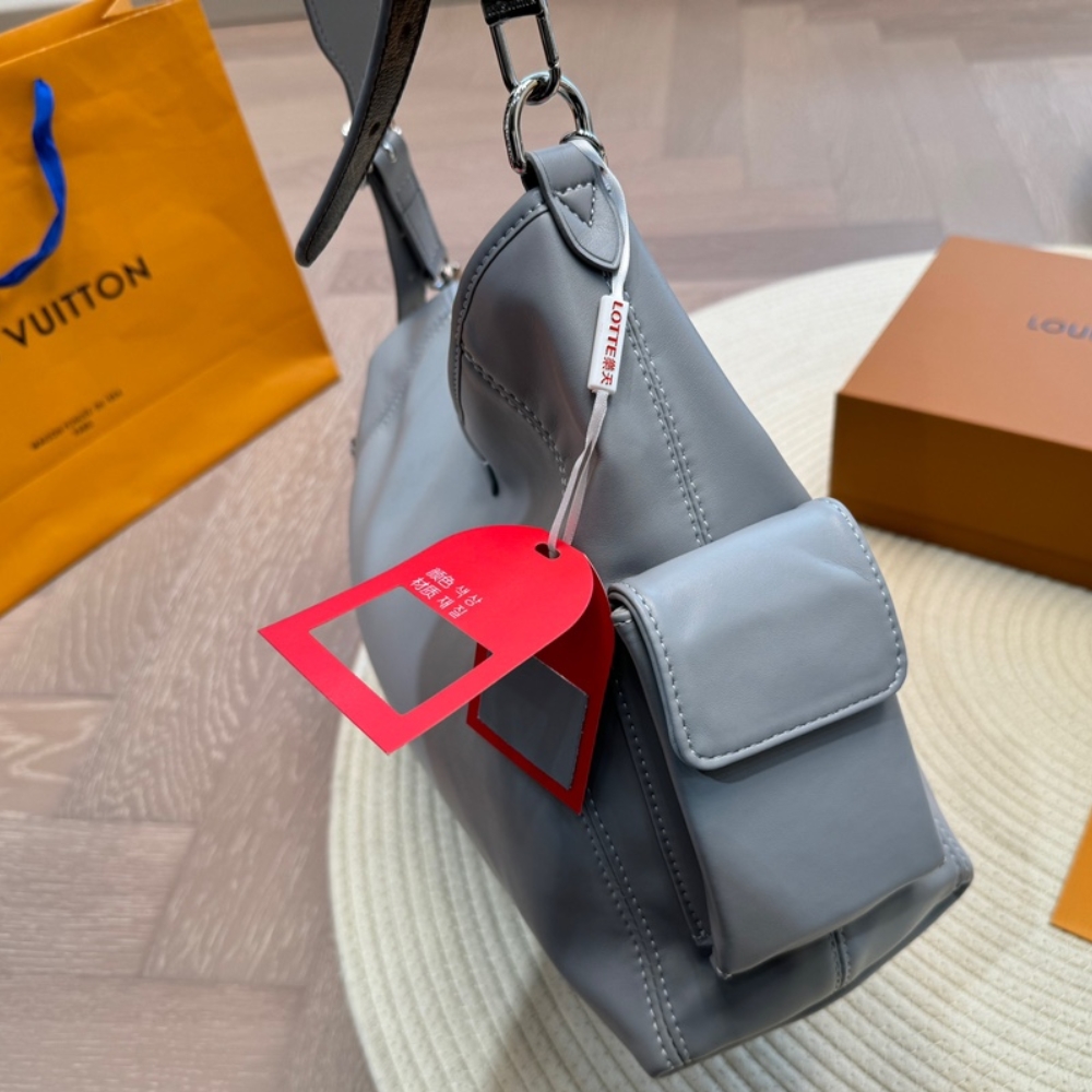 Louis Vuitton Carryall Dark Mm Gris Trianon 39cm/15.4in M12583