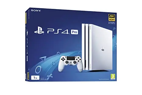 Sony PlayStation 4 Pro 1TB Console – White Gaming System with Enhanced Performance