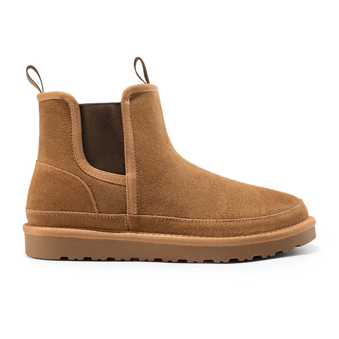 Men's Non Slip Suede Chelsea Boots