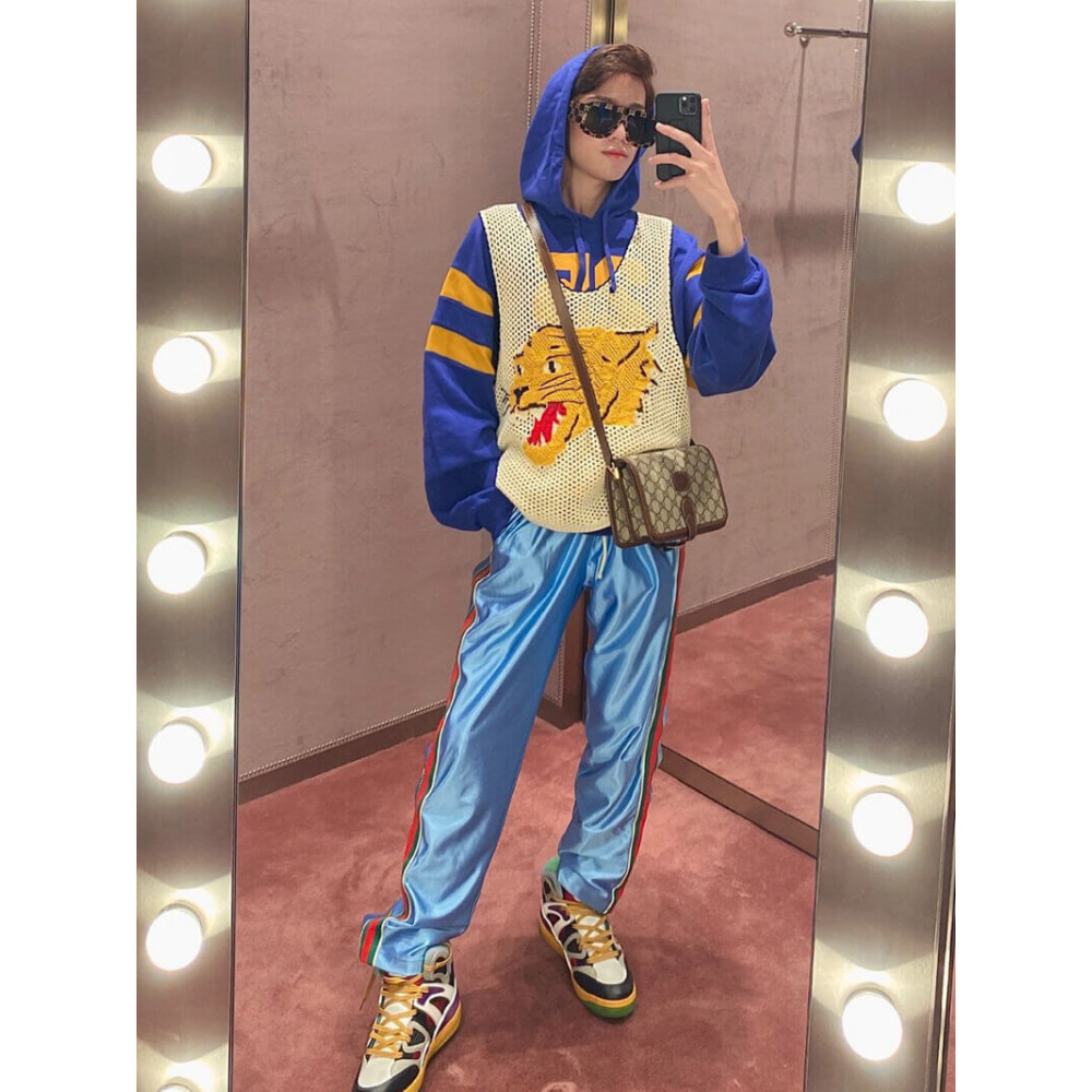 Gucci Mini Shoulder Bag with Interlocking G in GG Supreme