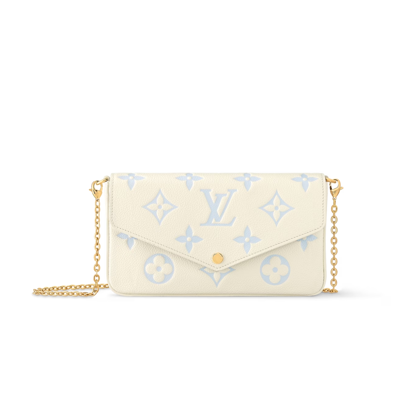 Louis Vuitton F Licie Pochette Bag Candy Blue 21Cm M83025