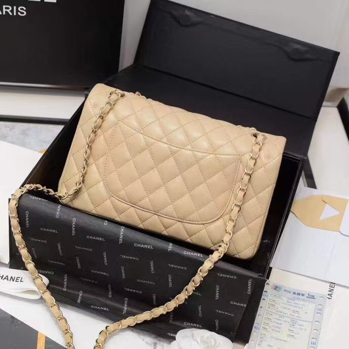 chanel chain bag-golden logo - cnluxepick