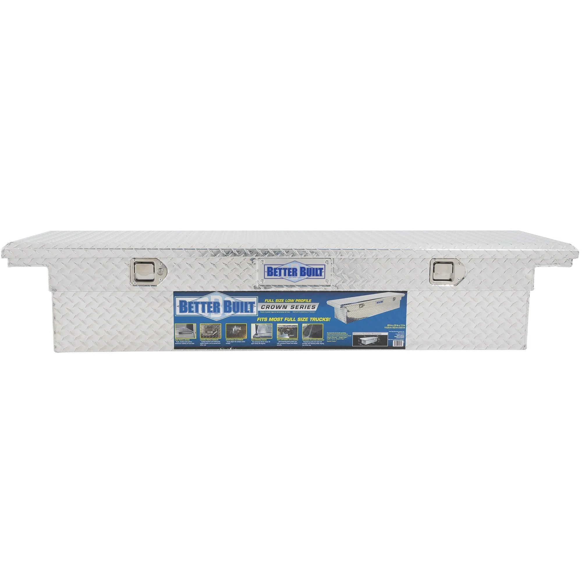 Better Built 70 Crown Series Low Profile Crossover Truck Tool Box