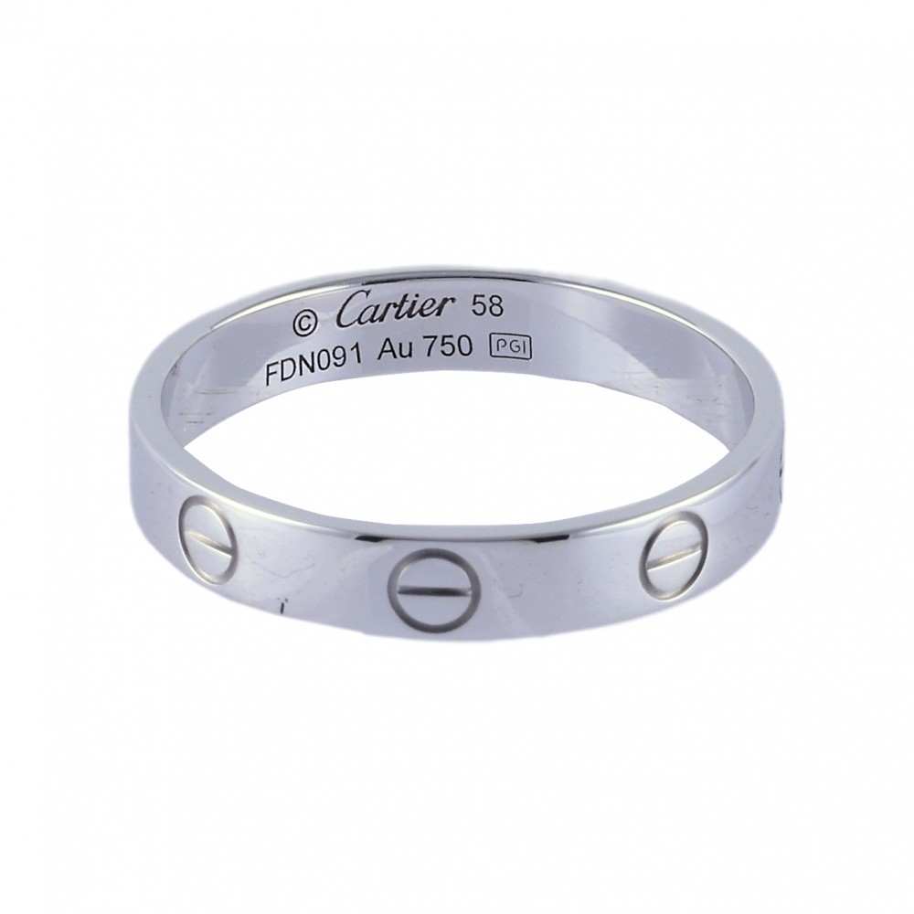 Cartier Love Ring 18K White Gold