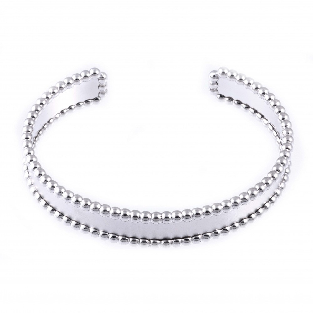 Van Cleef & Arpels Perlet Bracelet 18K White Gold