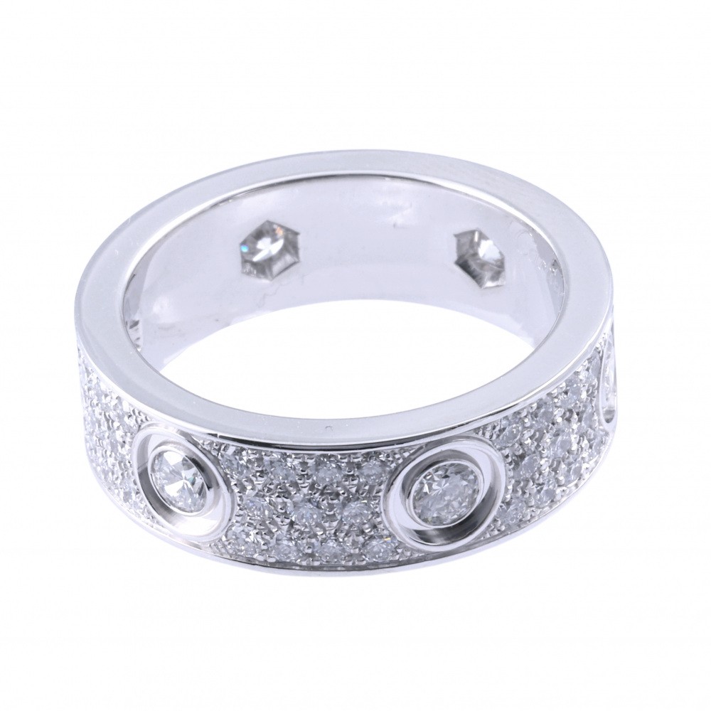 Cartier Love Ring 18K White Gold Diamond N4210400