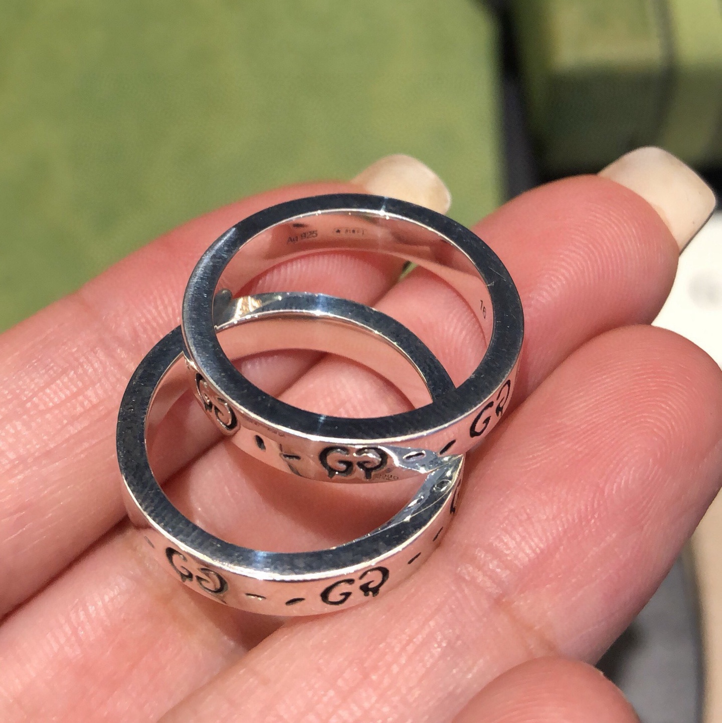 Gucci Ghost sterling silver ring - cnluxepick