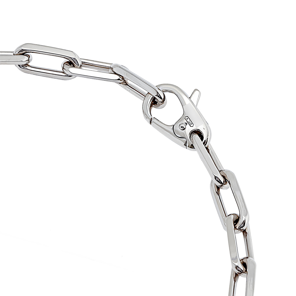 Cartier Santos Necklace 18K White Gold B7009100