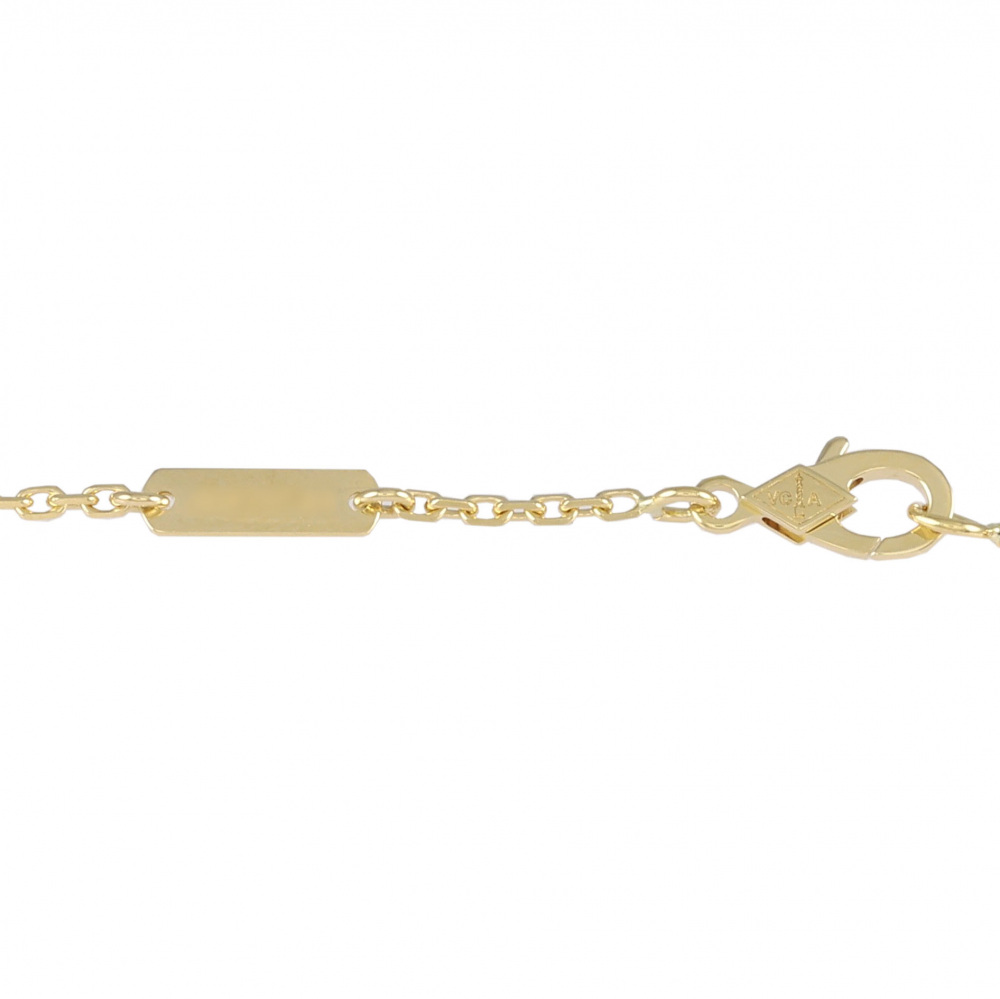 Van Cleef & Arpels Frivole Necklace 18K Yellow Gold Diamond VCARP2V100