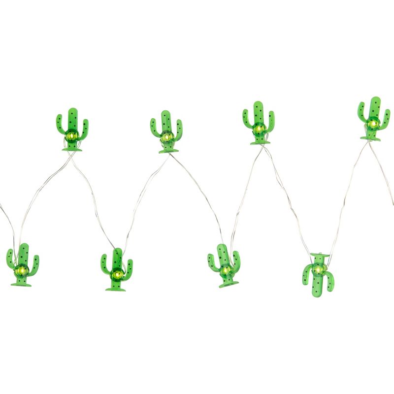 Northlight LED Cactus Fairy Lights - Warm White - 2.75' Silver Wire - 10ct