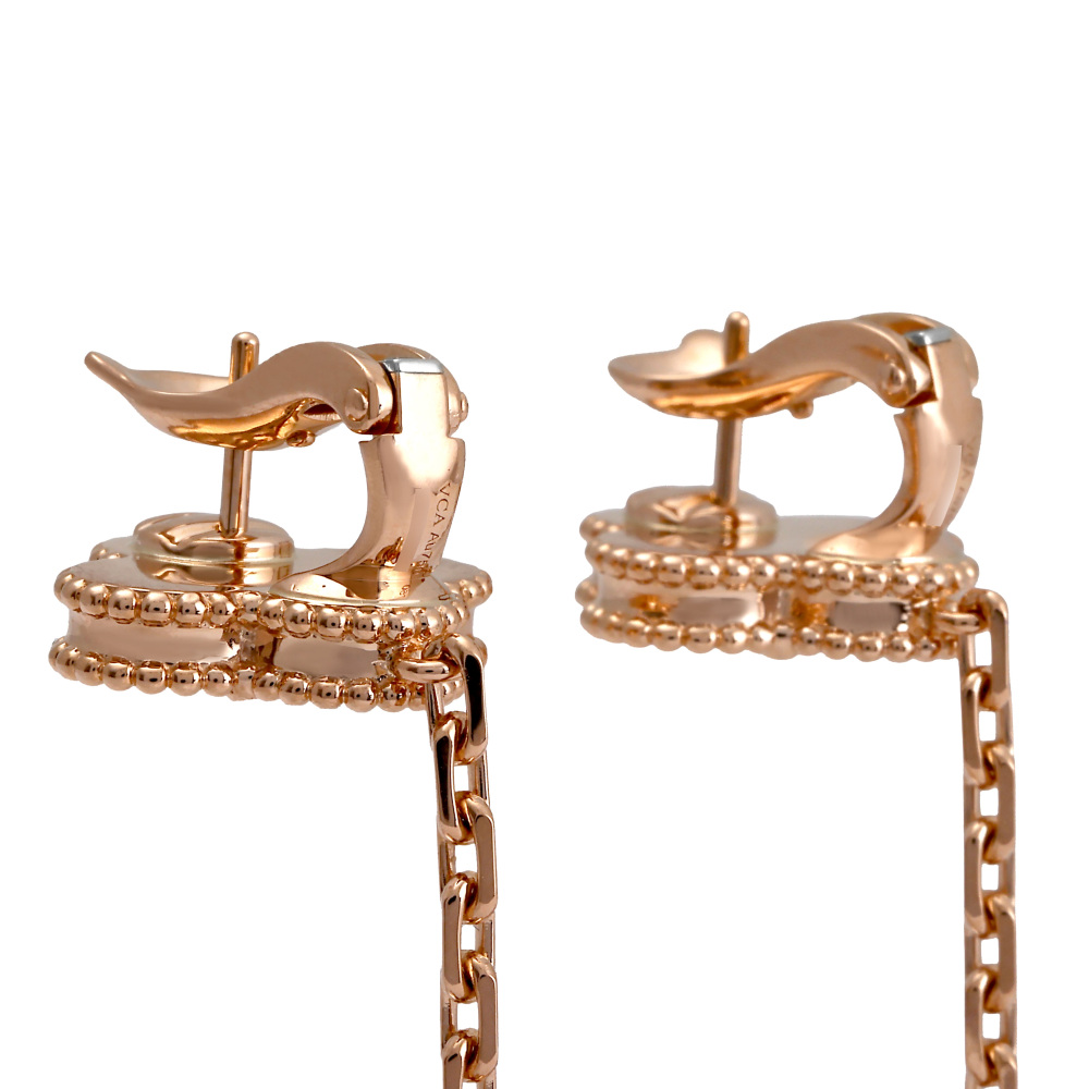 Van Cleef & Arpels Magic Alhambra 2 Motifs Earrings 18K Rose Gold VCARP7RQ00