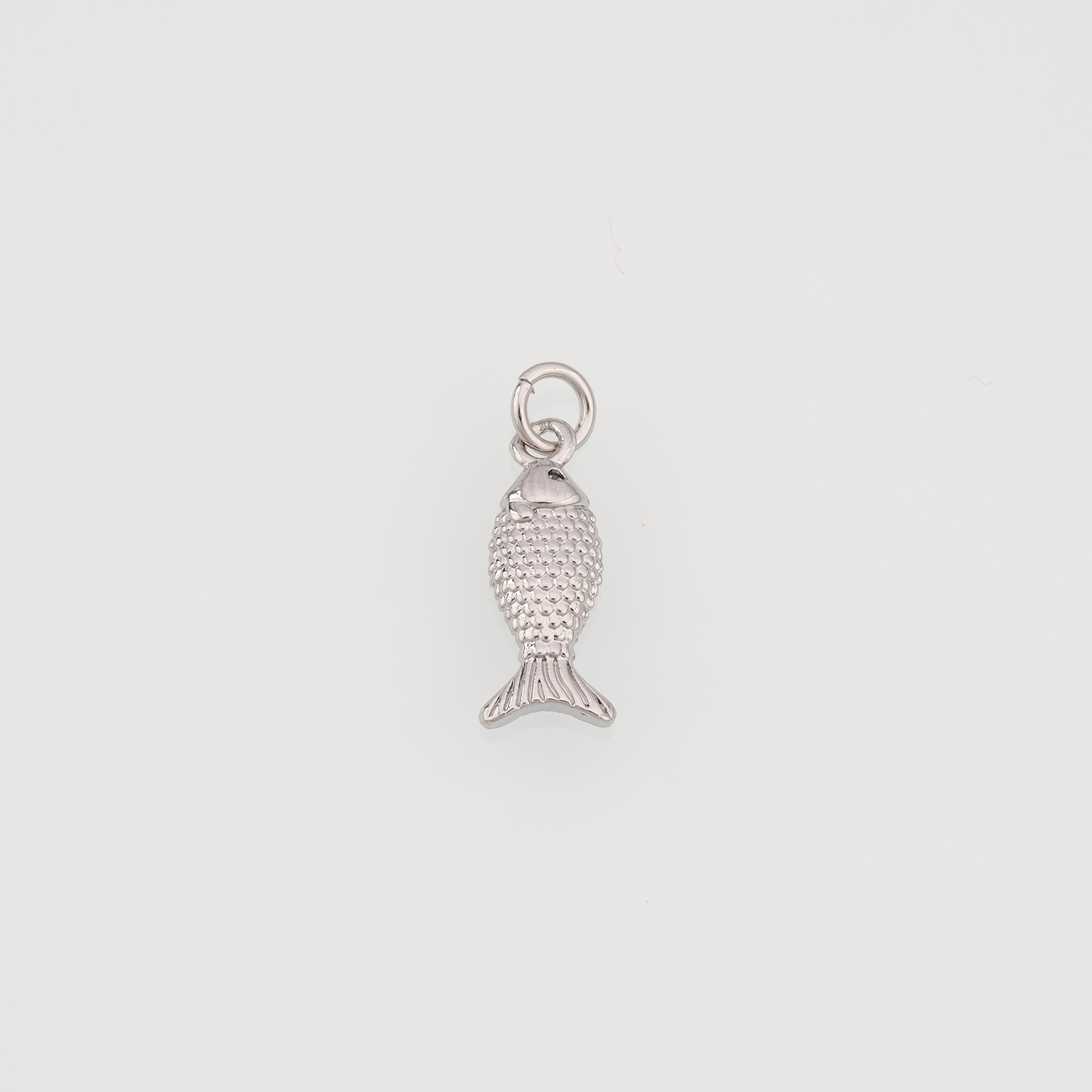 18K Gold Filled Fish Pendant,Ocean Charm Earrings Necklace for DIY Jewelry Making Supply