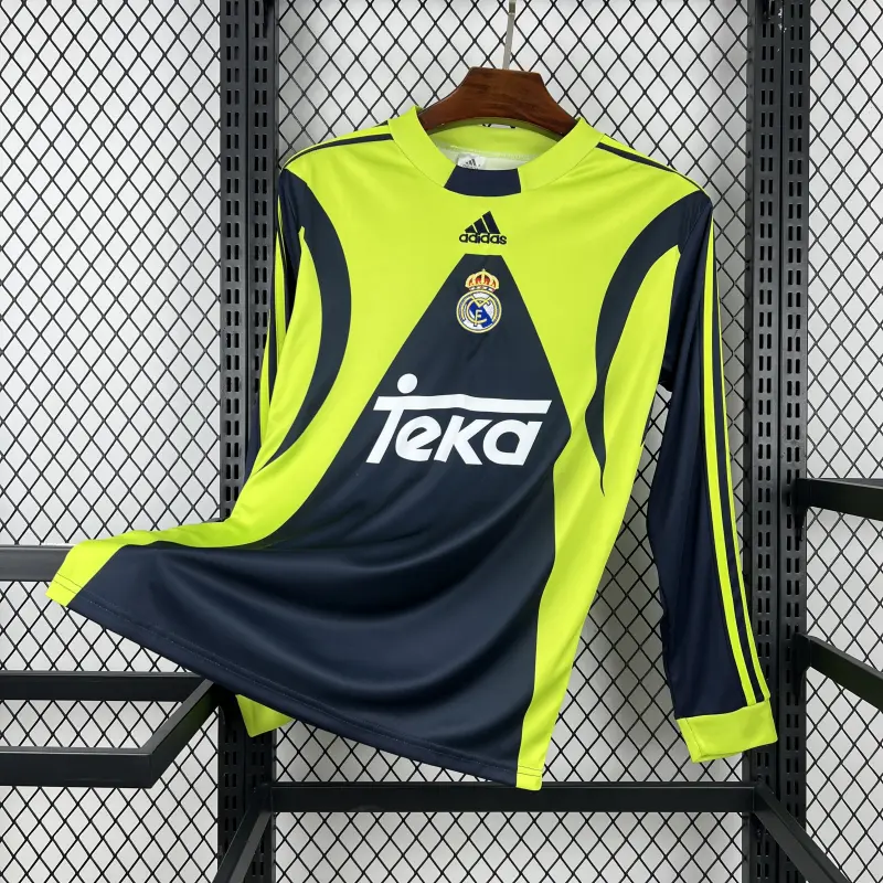 Retro Real Madrid 1999/00 GK Jersey Long Sleeves S-XXL