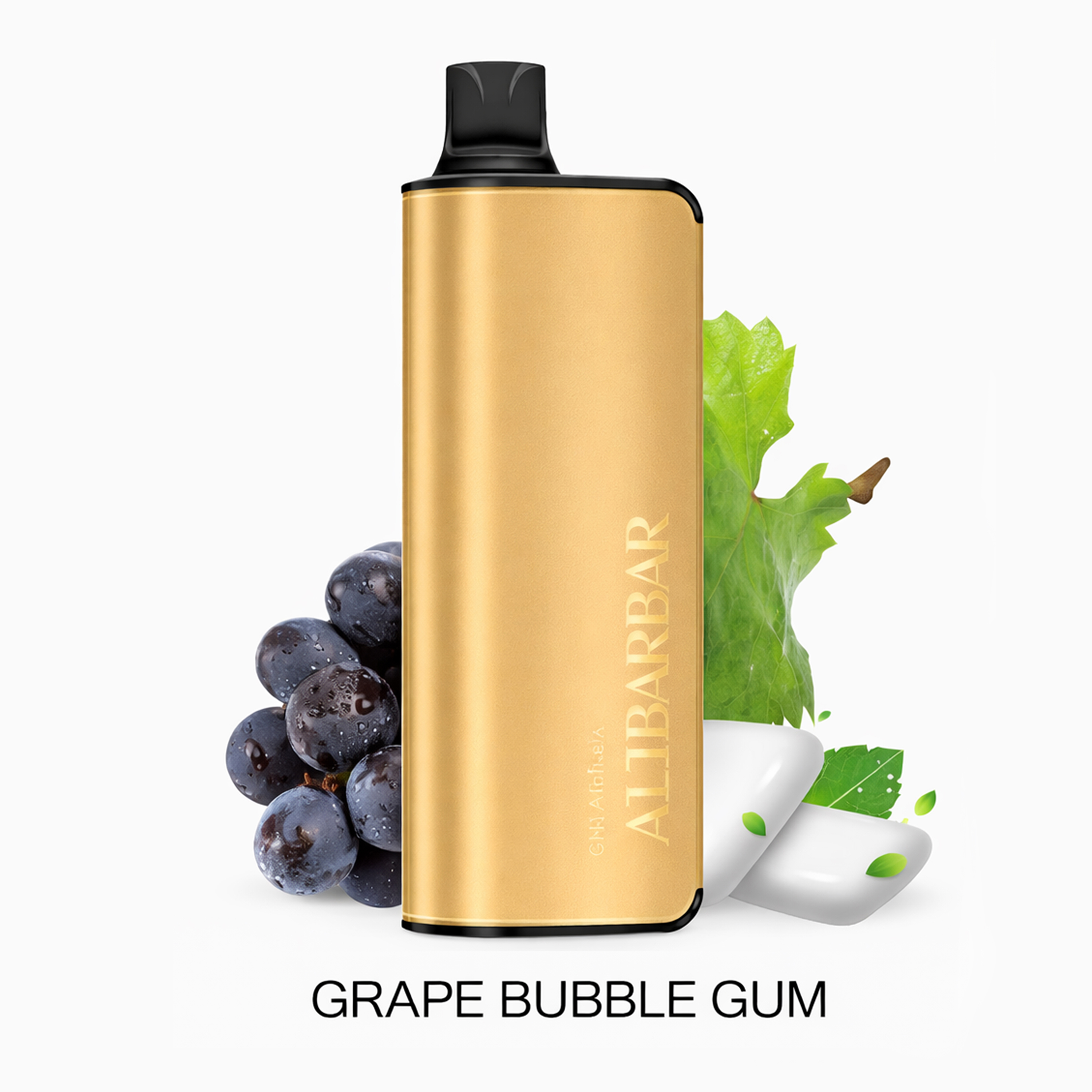 GRAPE BUBBLE GUM – Alibarbar 9000 Puffs Disposable Vape 🍇 Sweet Grape Bubble Gum Flavor