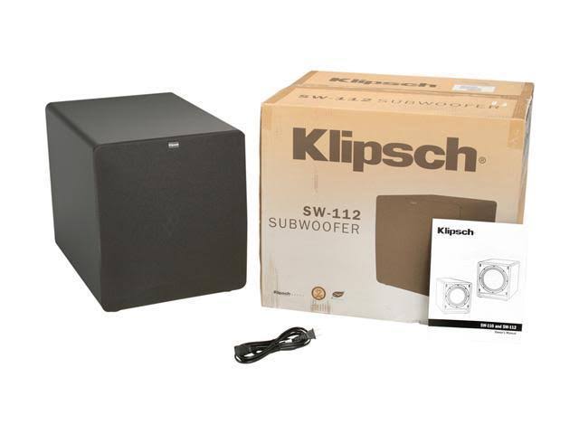 Klipsch SW-112 Subwoofer - 12x22 - Black