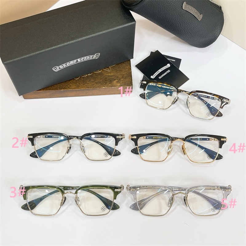 人気 新作 Chrome Hearts クロムハーツ メガネ スーパーコピー MODEL：NIPPLOPOLIS SIZE：53口19-148