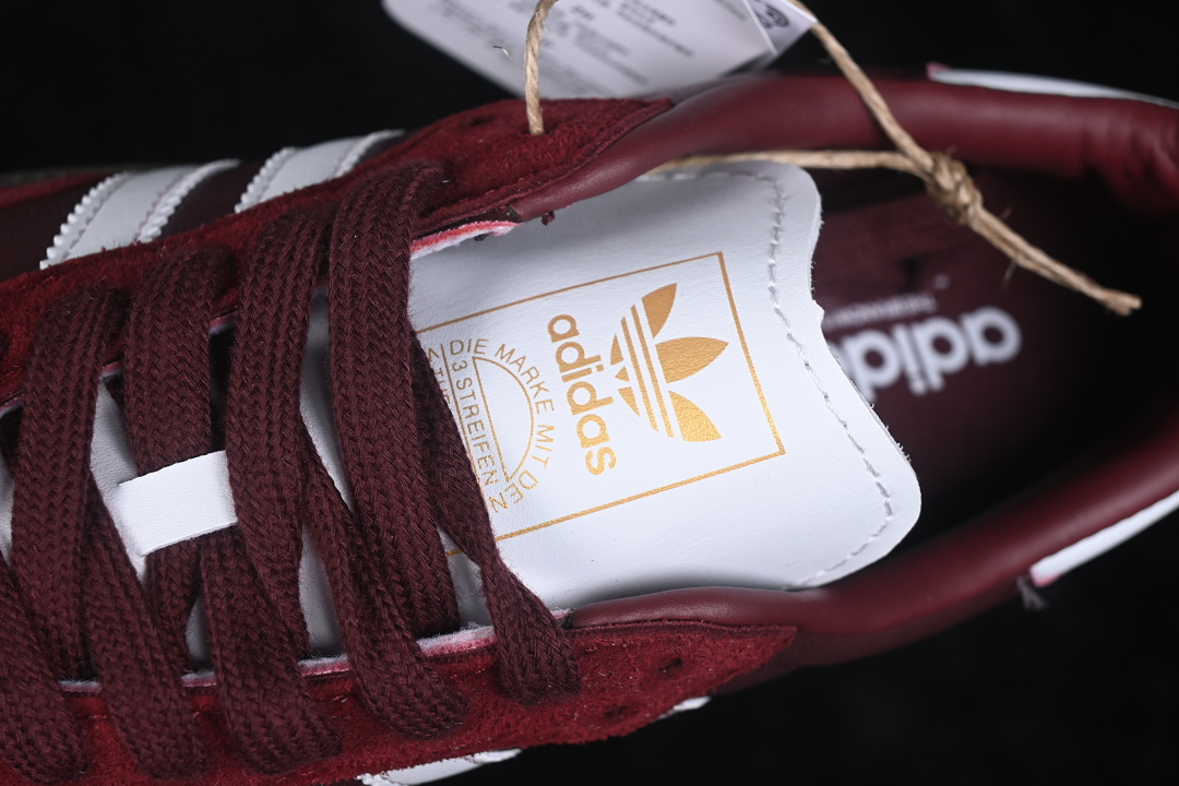 Adidas Samba Og Casual Sneakers Maroon/Off White/Gum JR8844