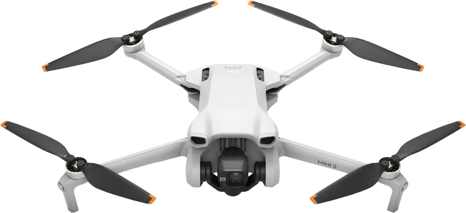 Mini 3 Drone and Remote Control with Built-in Screen - Gray