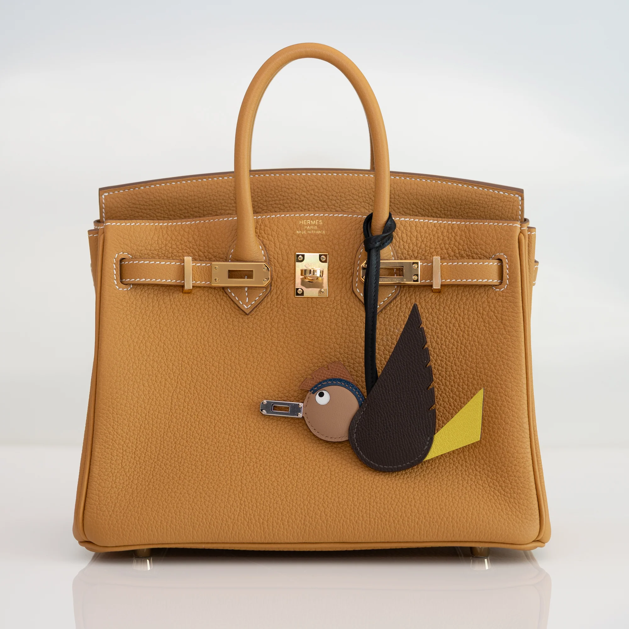 Hermès Birkin 25 Natural Sable Togo Gold Hardware