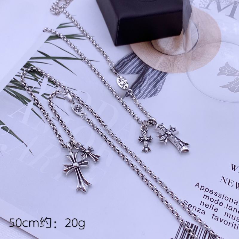 クロムハーツコピー ネックレス クロスモチーフ レトロ＆モダン ストリート個性派 Chrome Hearts