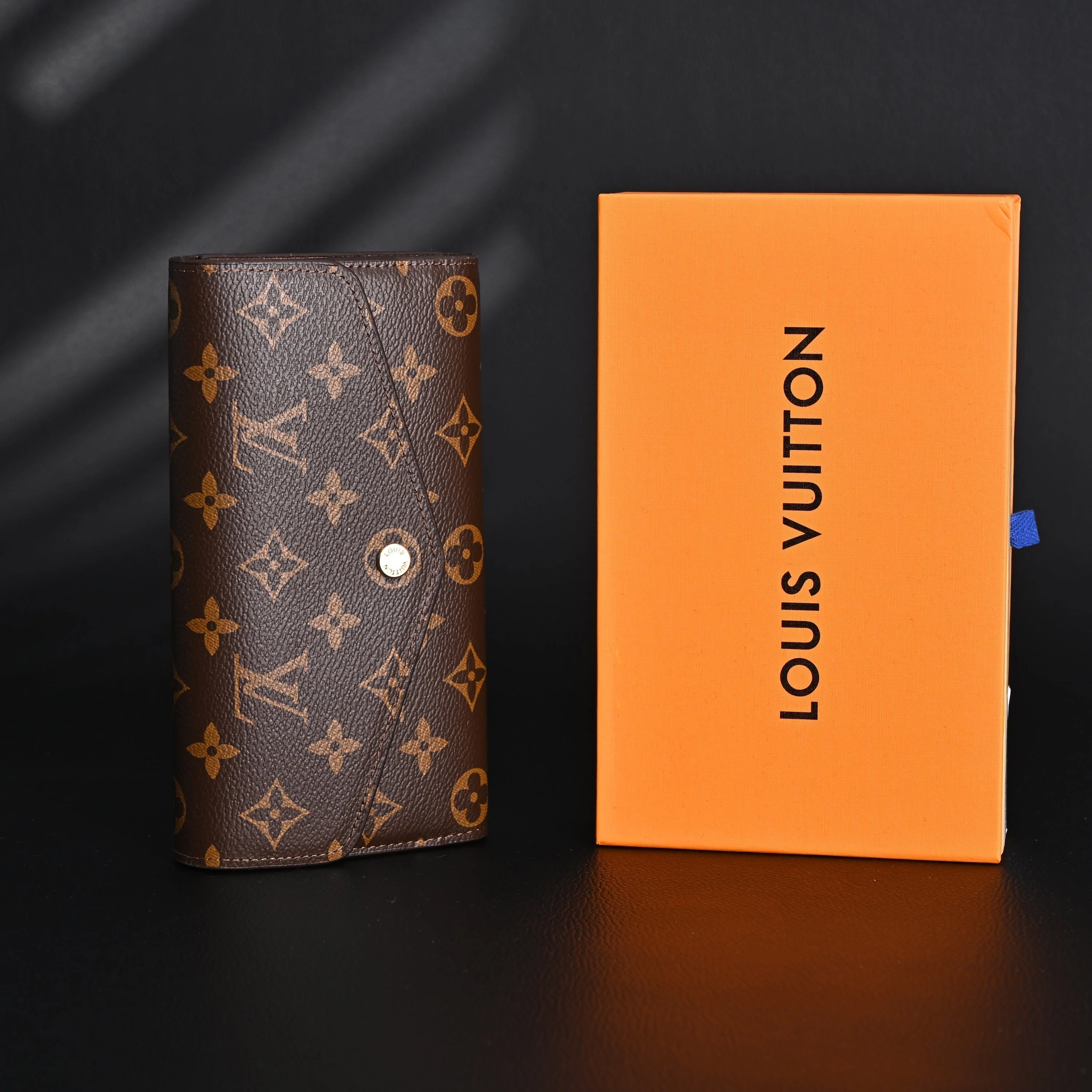 Louis Vuitton Sarah Wallet – Monogram Canvas Long Flap Wallet (M60531)