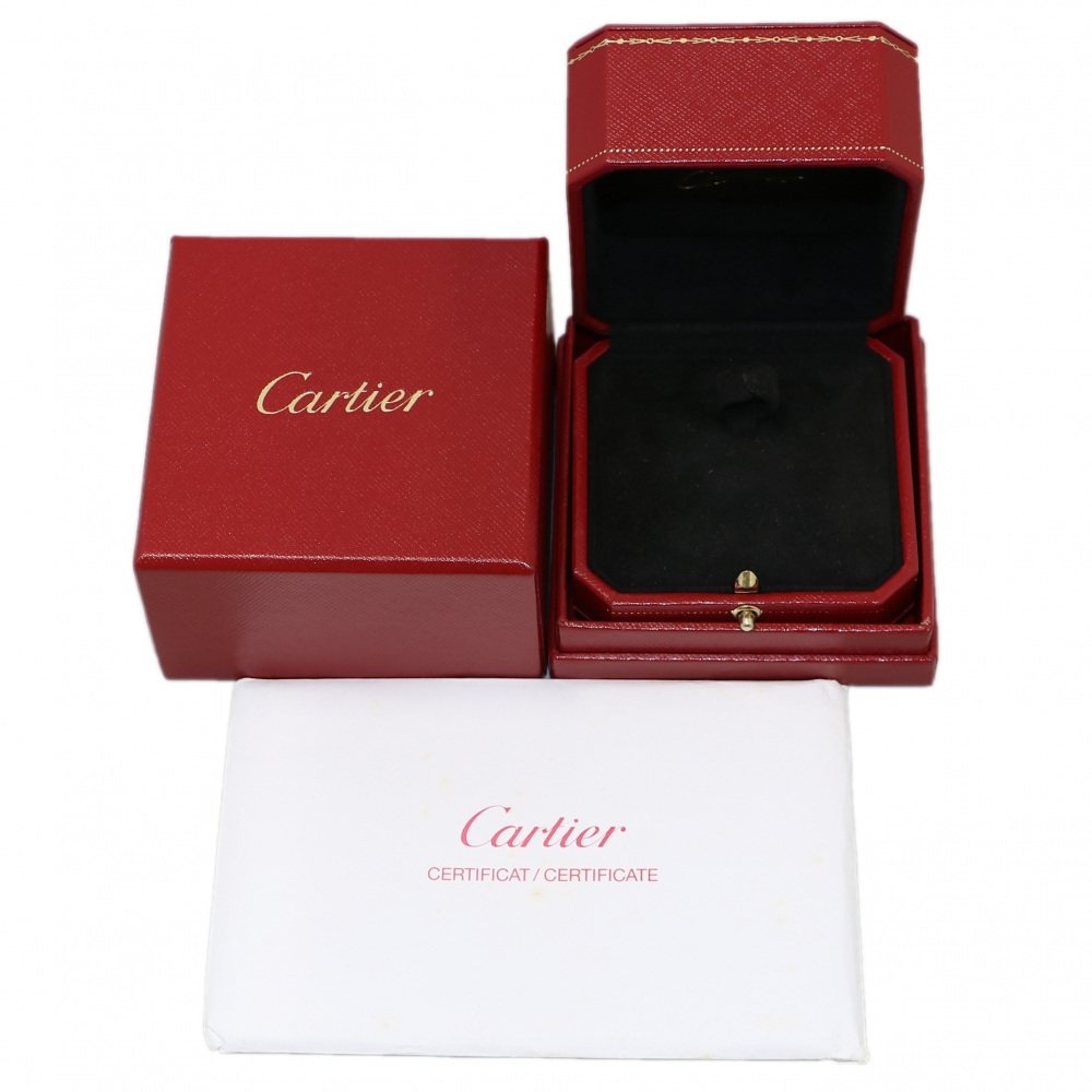 Cartier Love Ring 18K Rose Gold Sapphire