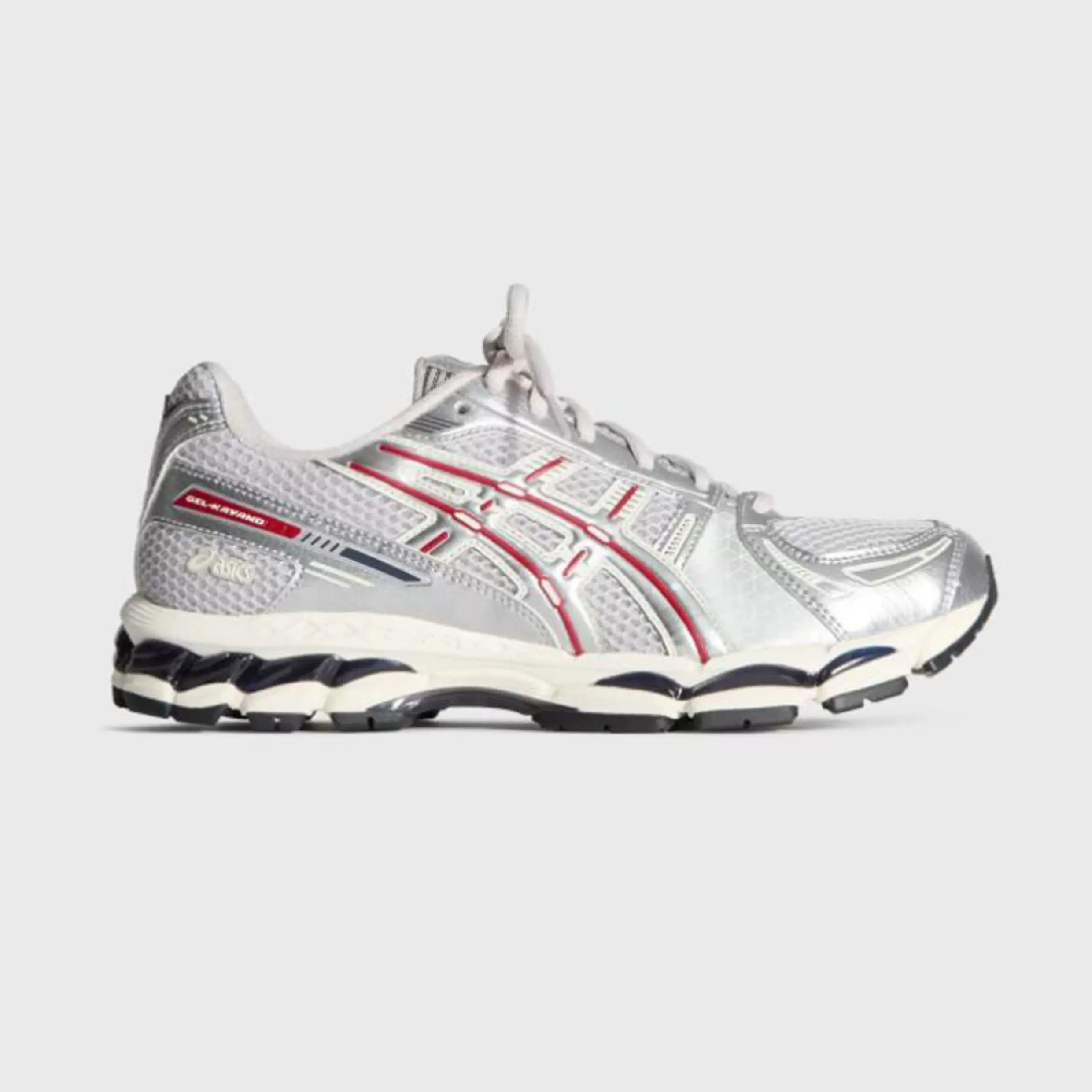 ASICS GEL-KAYANO 12.1 Running Shoes Silver/Red